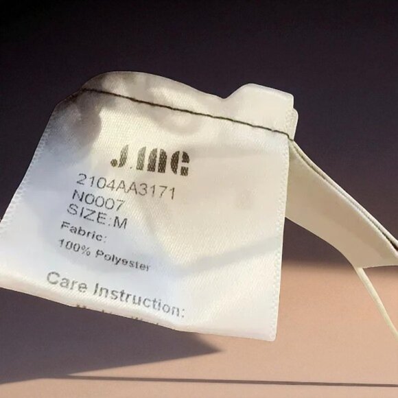 NWT J.ING Jing Black Mesh Smocked Long Sleeve Crop Blouse - Picture 5 of 5